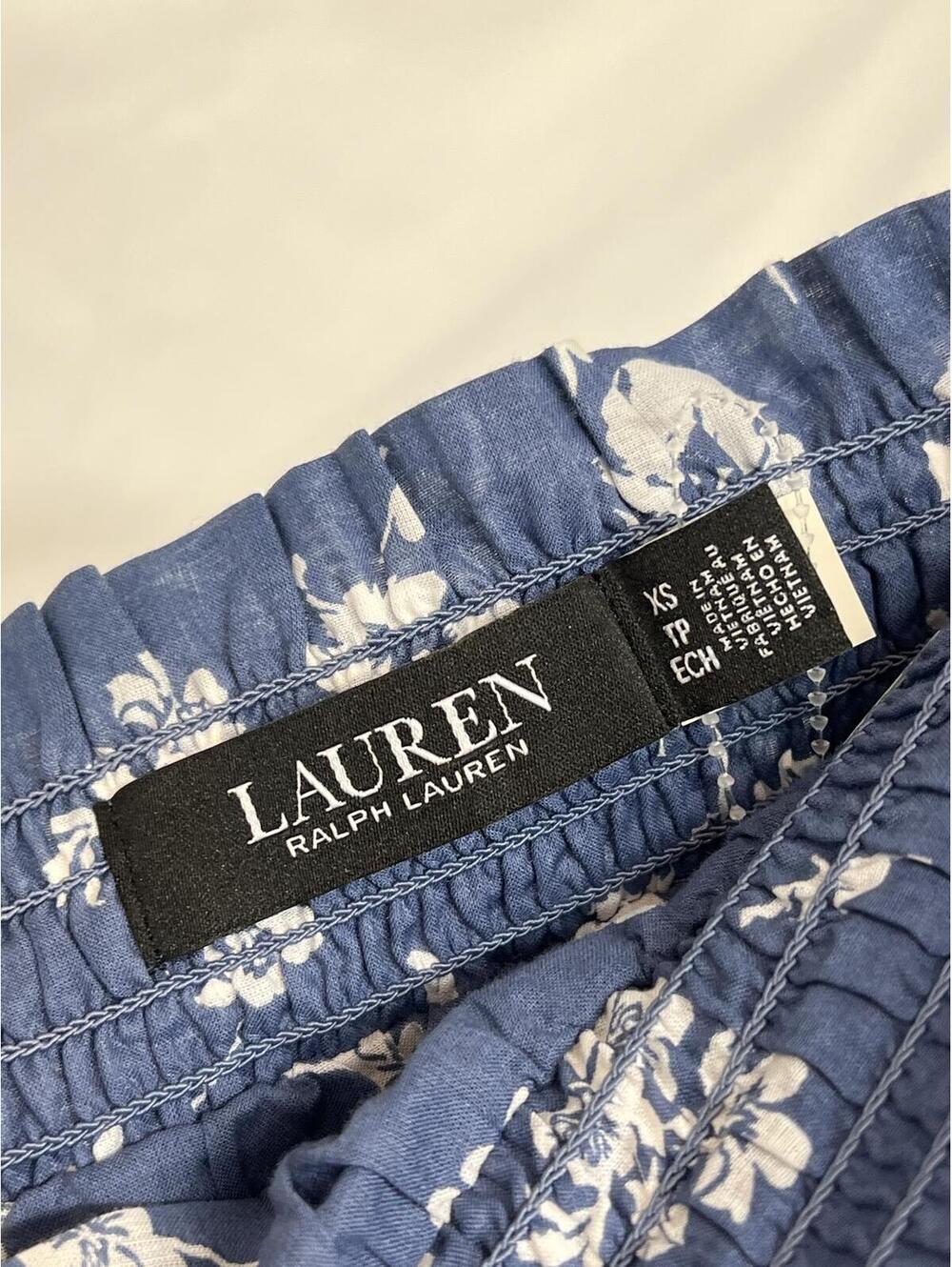 Lauren Ralph Lauren Women's Floral Voile Off-the-Shoulder Blouse - Picture 4 of 5
